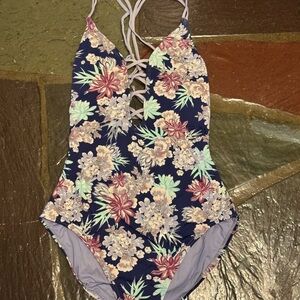 Ambrielle Floral woman’s one piece swimsuit